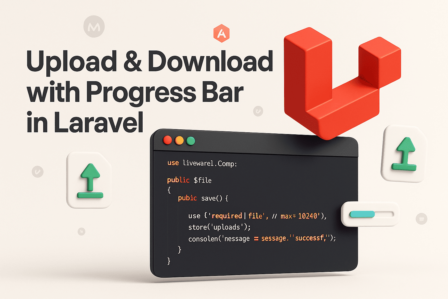 Bikin Fitur Upload & Download di Laravel dengan Progress Bar