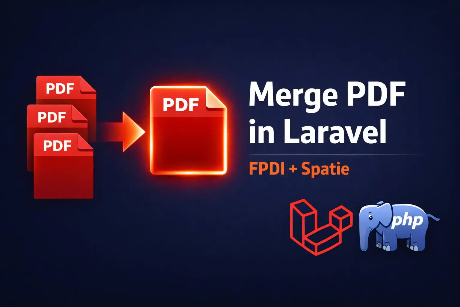 Cara Menggabungkan Beberapa PDF Menjadi Satu File di Laravel