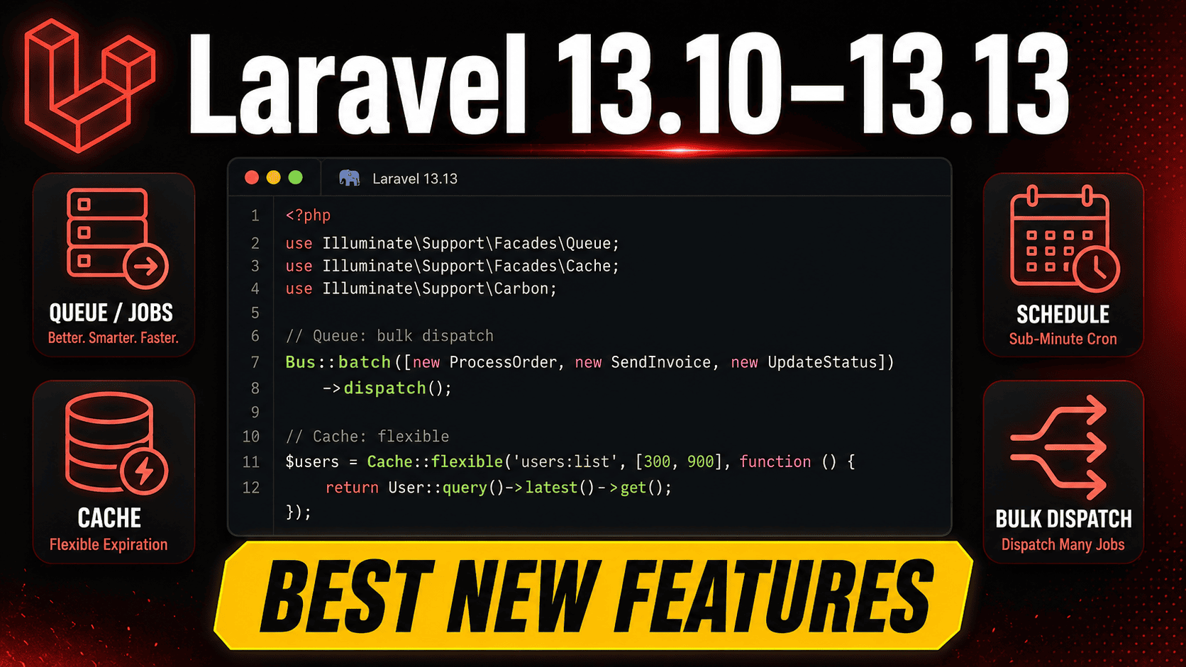 Laravel 13.13 Rilis — Ini Semua Fitur Terbaik dari 13.10 hingga 13.13
