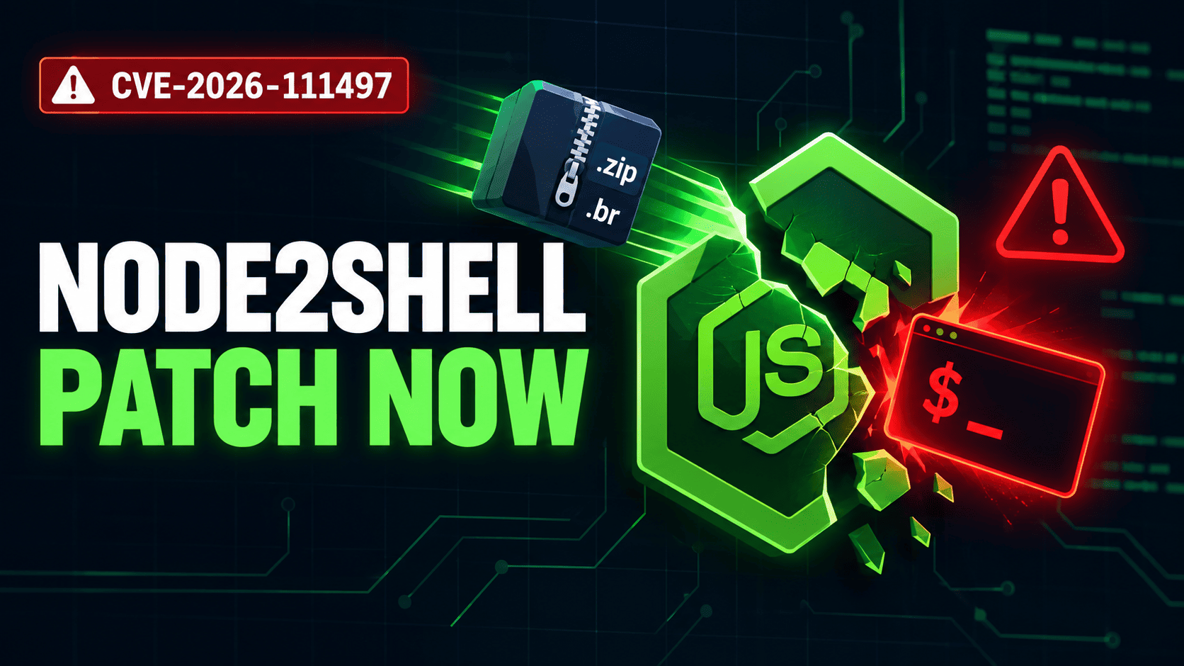 Security Alert: Node2Shell (CVE-2026-111497), RCE Brotli di Node.js yang Harus Segera Ditambal